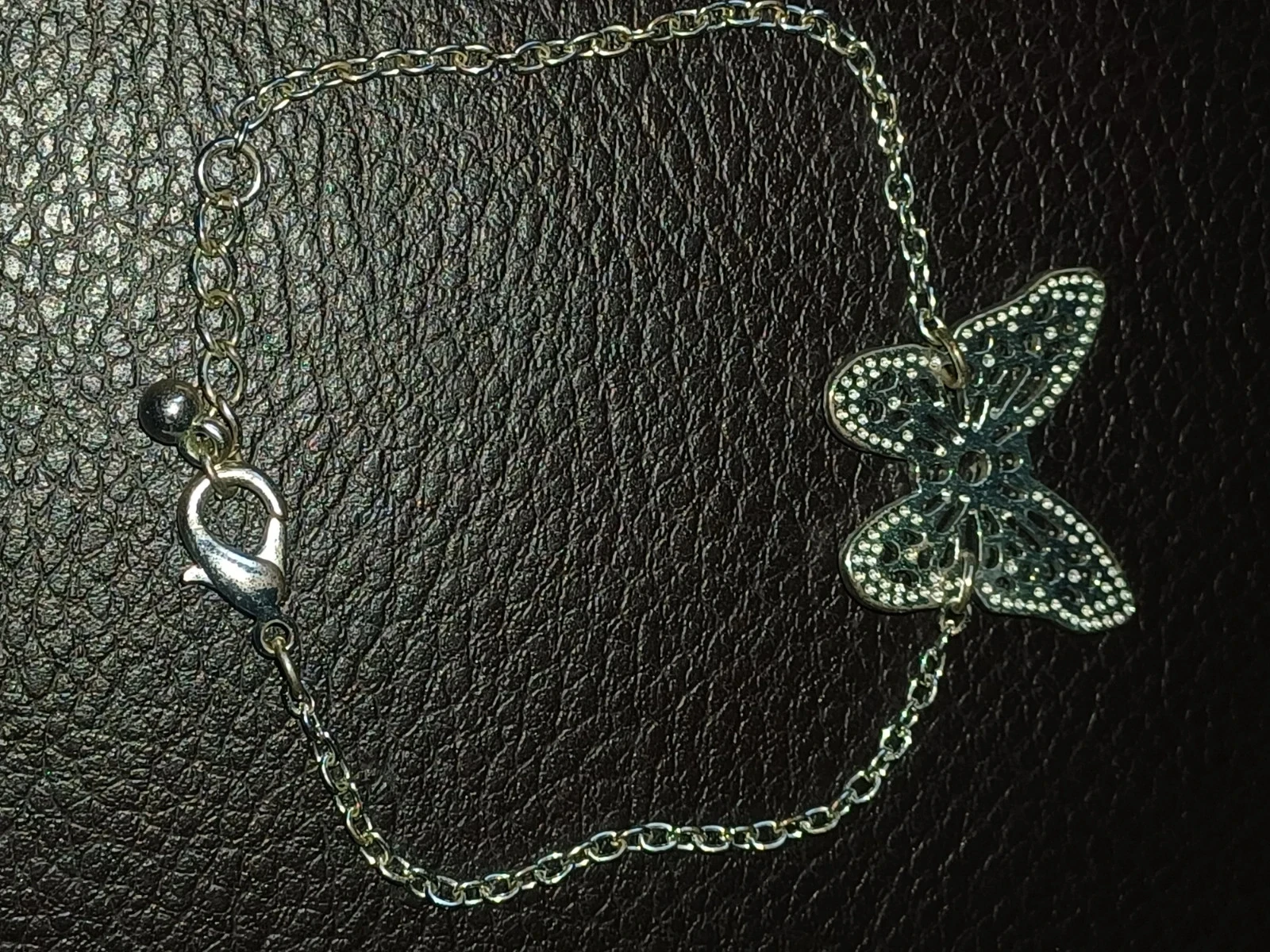 Pulseira borboleta prateada – photo 2